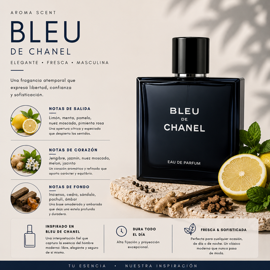 AH01 - INSPIRADO EN BLEU DE CHANEL- HOMBRE