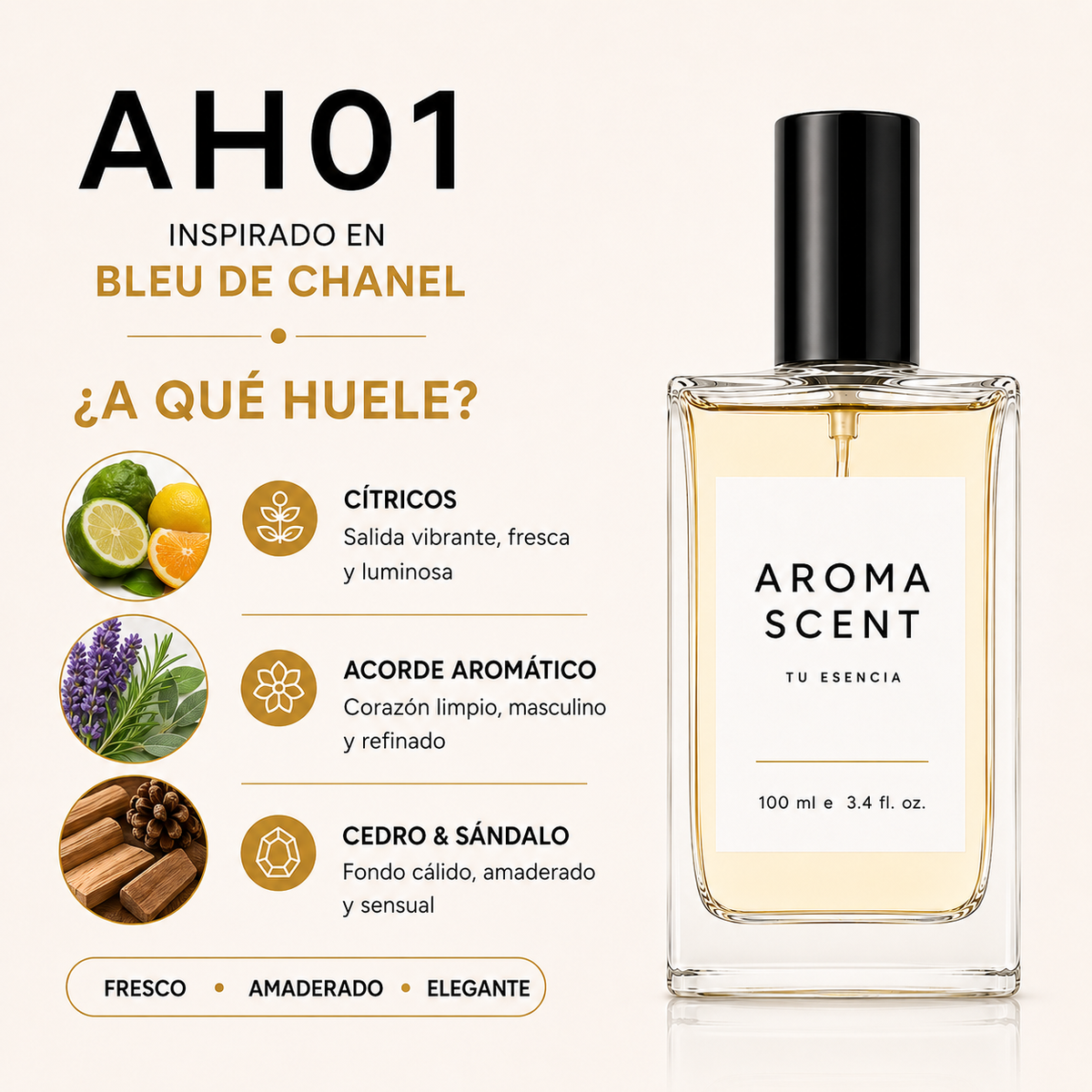 AH01 - INSPIRADO EN BLEU DE CHANEL- HOMBRE
