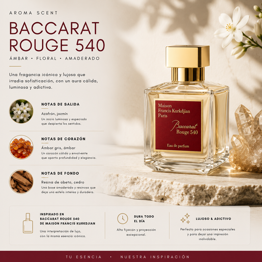 AN01 - INSPIRADO EN BACCARAT ROUGE 540 - MFK - UNISEX