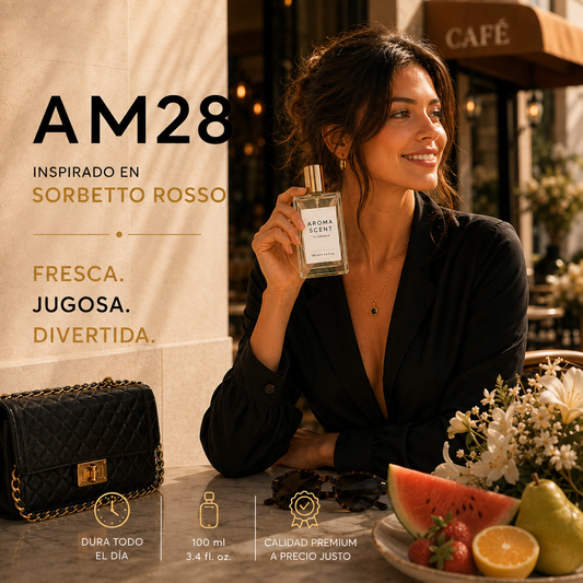 AM28 - INSPIRADO EN SORBETTO ROSSO DE ESCADA- MUJER