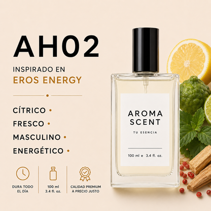 AH02 - INSPIRADO EN EROS ENERGY DE VERSACE - HOMBRE