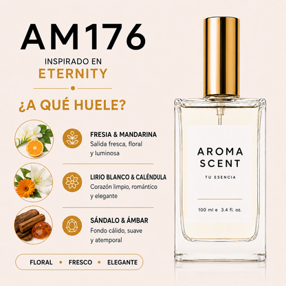 AM176 - INSPIRADO EN ETERNITY DE CALVIN KLEIN - MUJER