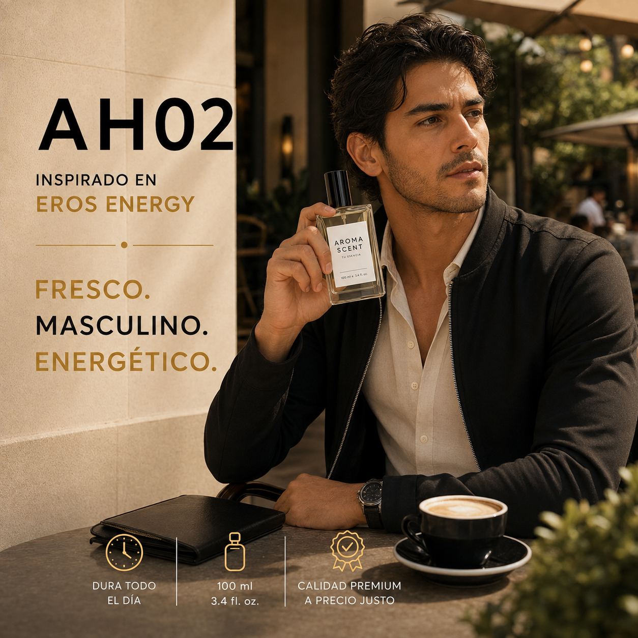 AH02 - INSPIRADO EN EROS ENERGY DE VERSACE - HOMBRE