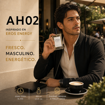 AH02 - INSPIRADO EN EROS ENERGY DE VERSACE - HOMBRE