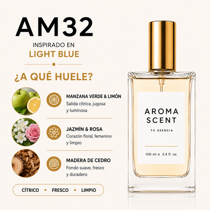 AM32 - INSPIRADO EN LIGHT BLUE - DOLCE & GABBANA- MUJER
