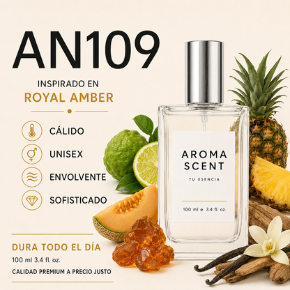 AN109 - INSPIRADO EN ROYAL AMBER DE ORIENTICA - UNISEX