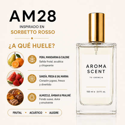 AM28 - INSPIRADO EN SORBETTO ROSSO DE ESCADA- MUJER