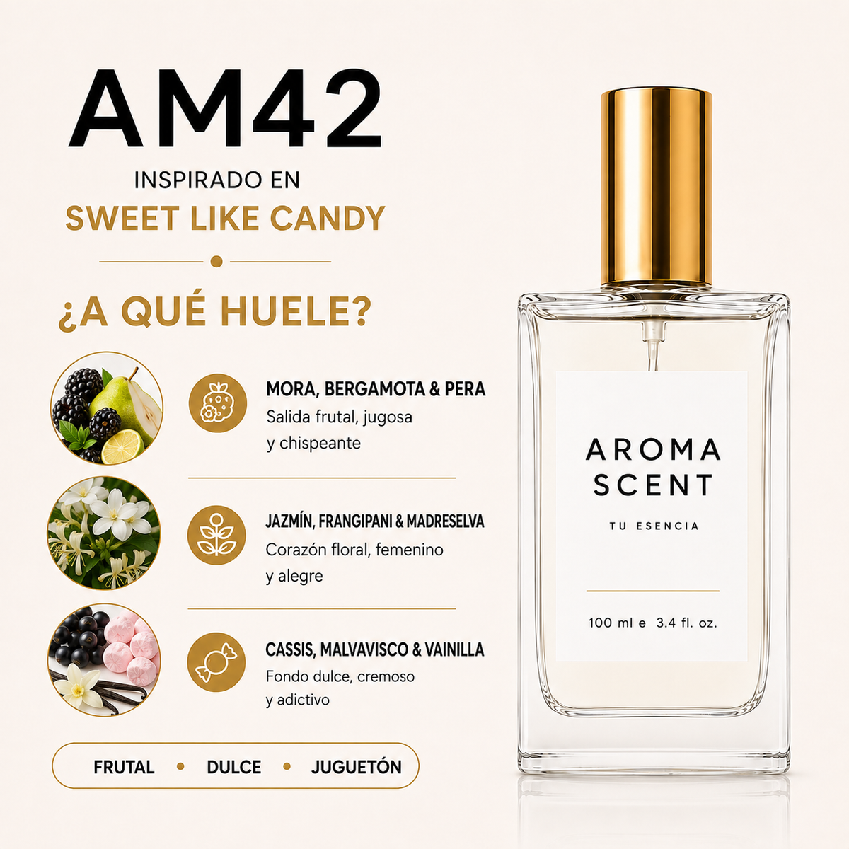AM42 - INSPIRADO EN SWEET LIKE CANDY DE ARIANA GRANDE- MUJER
