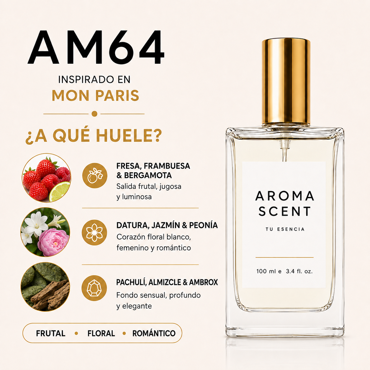 AM64 - INSPIRADO EN MON PARIS YVES SAINT LAURENT YSL- MUJER