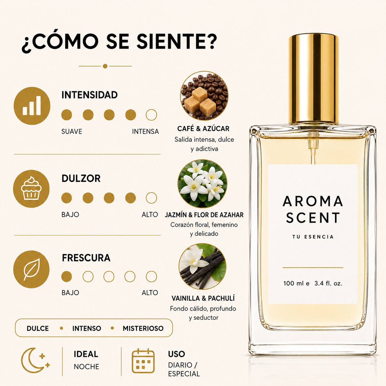 AM40 - INSPIRADO EN BLACK OPIUM - YVES SAINT LAURENT YSL - MUJER