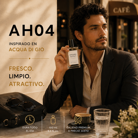 AH04 - INSPIRADO EN ACQUA DI GIO DE ARMANI- HOMBRE