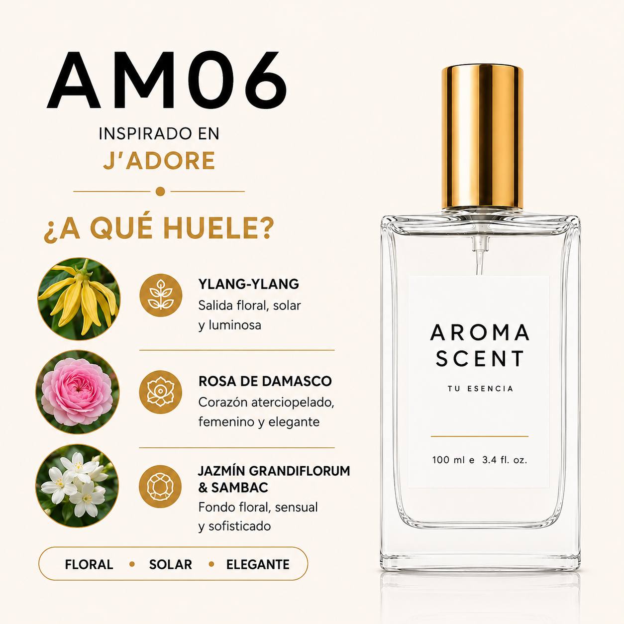 AM06 - INSPIRADO EN J´ADORE  CHRISTIAN DIOR- MUJER