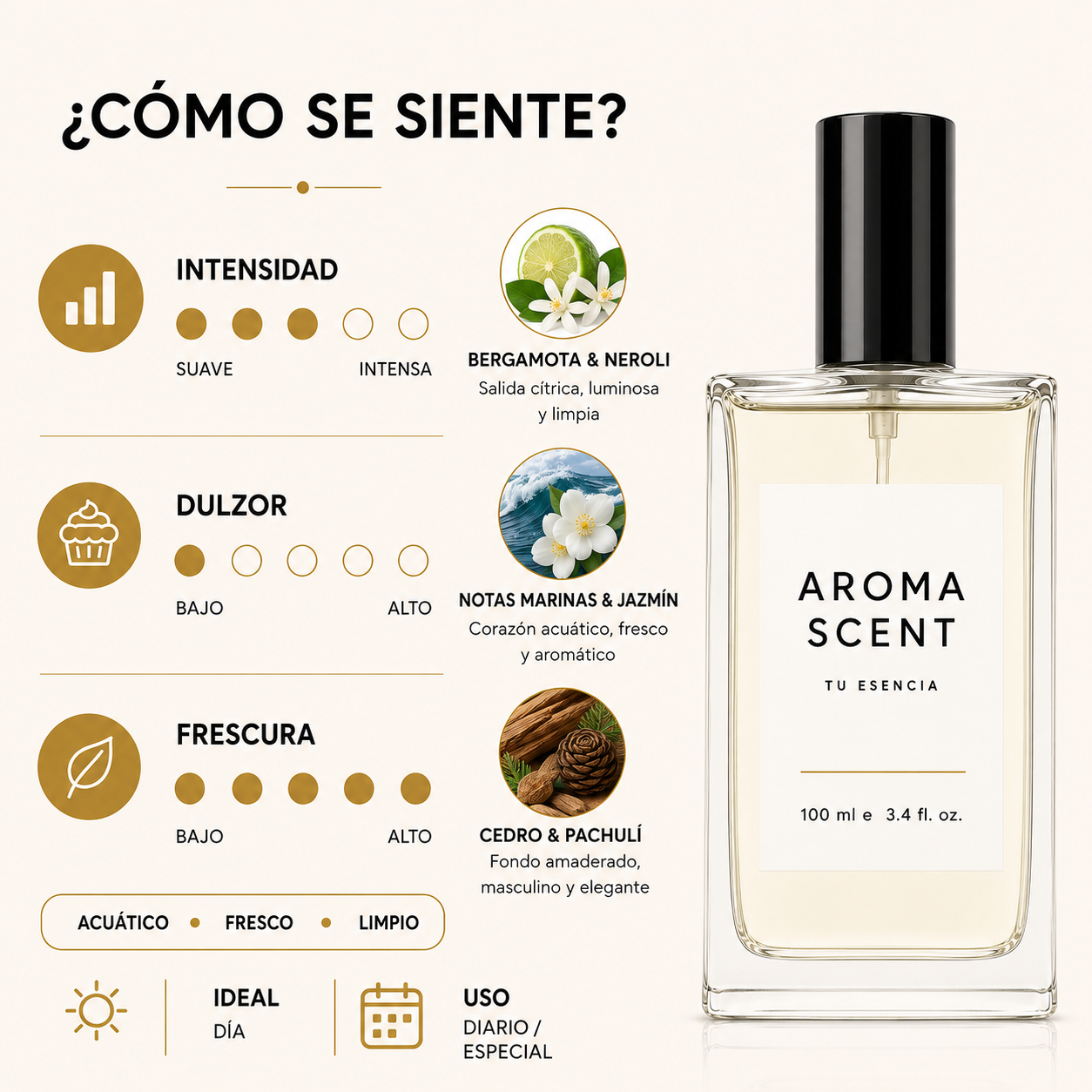 AH04 - INSPIRADO EN ACQUA DI GIO DE ARMANI- HOMBRE