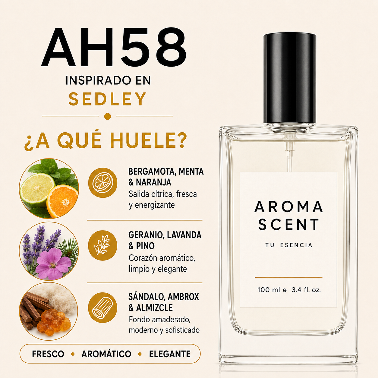 AH58 -INSPIRADO EN SEDLEY DE PARFUMS DE MARLY - HOMBRE