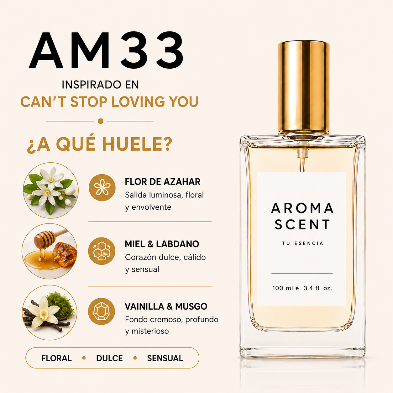 AM33 - INSPIRADO EN CAN´T STOP LOVING YOU - BY KILIAN - MUJER
