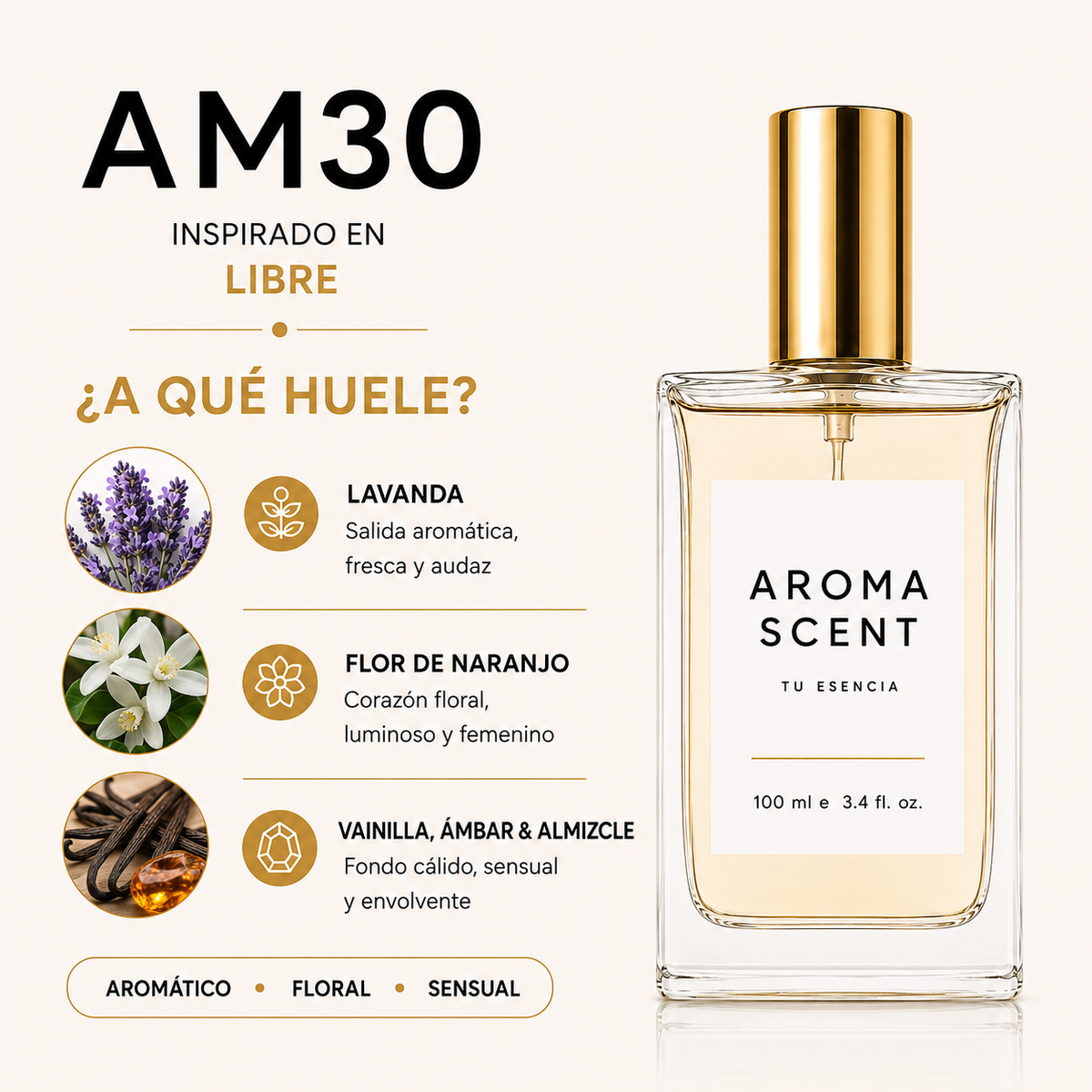 AM30 - INSPIRADO EN LIBRE DE YVES SAINT LAURENT YSL - MUJER