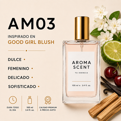 AM03 - INSPIRADO EN  GOOD GIRL BLUSH DE CAROLINA HERRERA- MUJER