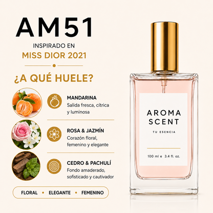 AM51 - INSPIRADO EN MISS DIOR EAU DE PARFUM 2021 DE DIOR- MUJER