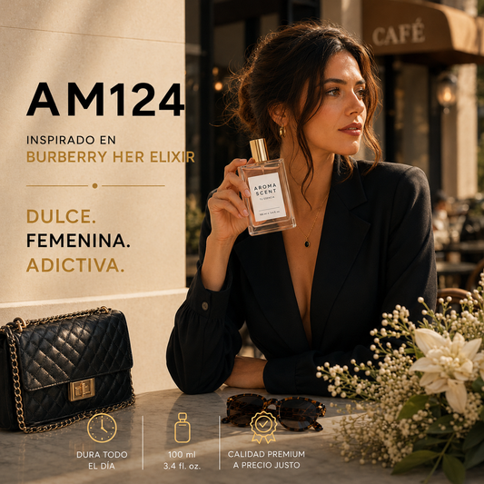 AM124 - INSPIRADO EN BURBERRY HER ELIXIR DE PARFUM DE BURBERRY- MUJER