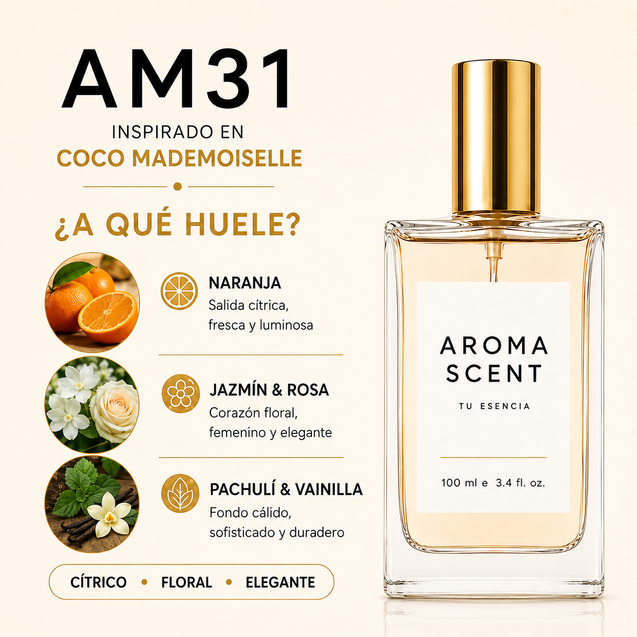 AM31 - INSPIRADO EN COCO MADEMOISELLE CHANEL - MUJER