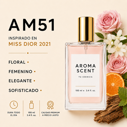 AM51 - INSPIRADO EN MISS DIOR EAU DE PARFUM 2021 DE DIOR- MUJER
