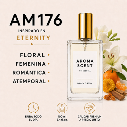 AM176 - INSPIRADO EN ETERNITY DE CALVIN KLEIN - MUJER
