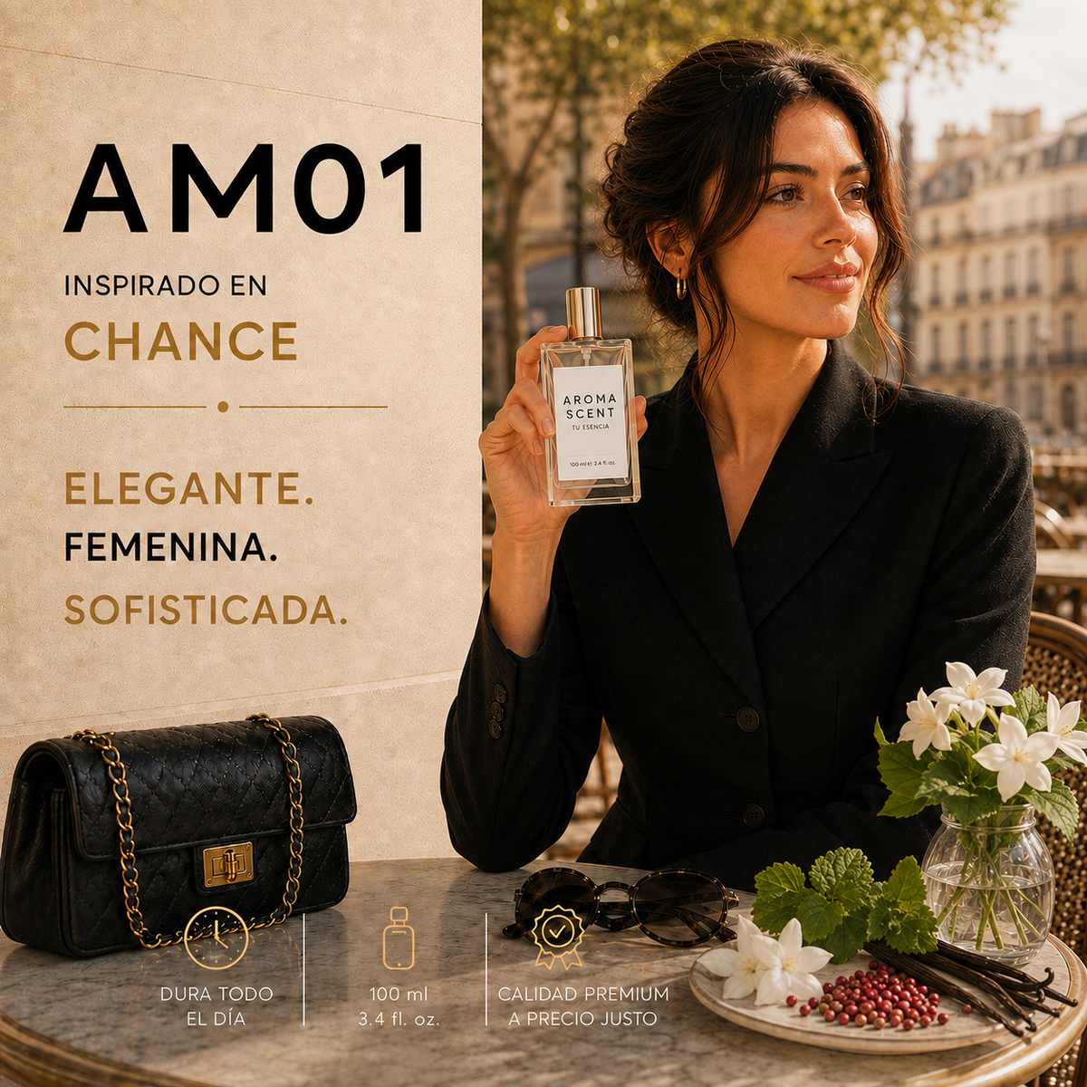 AM01 - INSPIRADO CHANCE CHANEL- MUJER