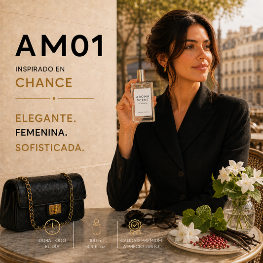 AM01 - INSPIRADO CHANCE CHANEL- MUJER