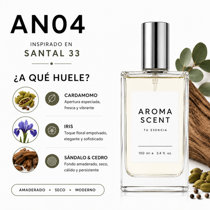 AN04 - INSPIRADO EN SANTAL 33 LE LABO- UNISEX