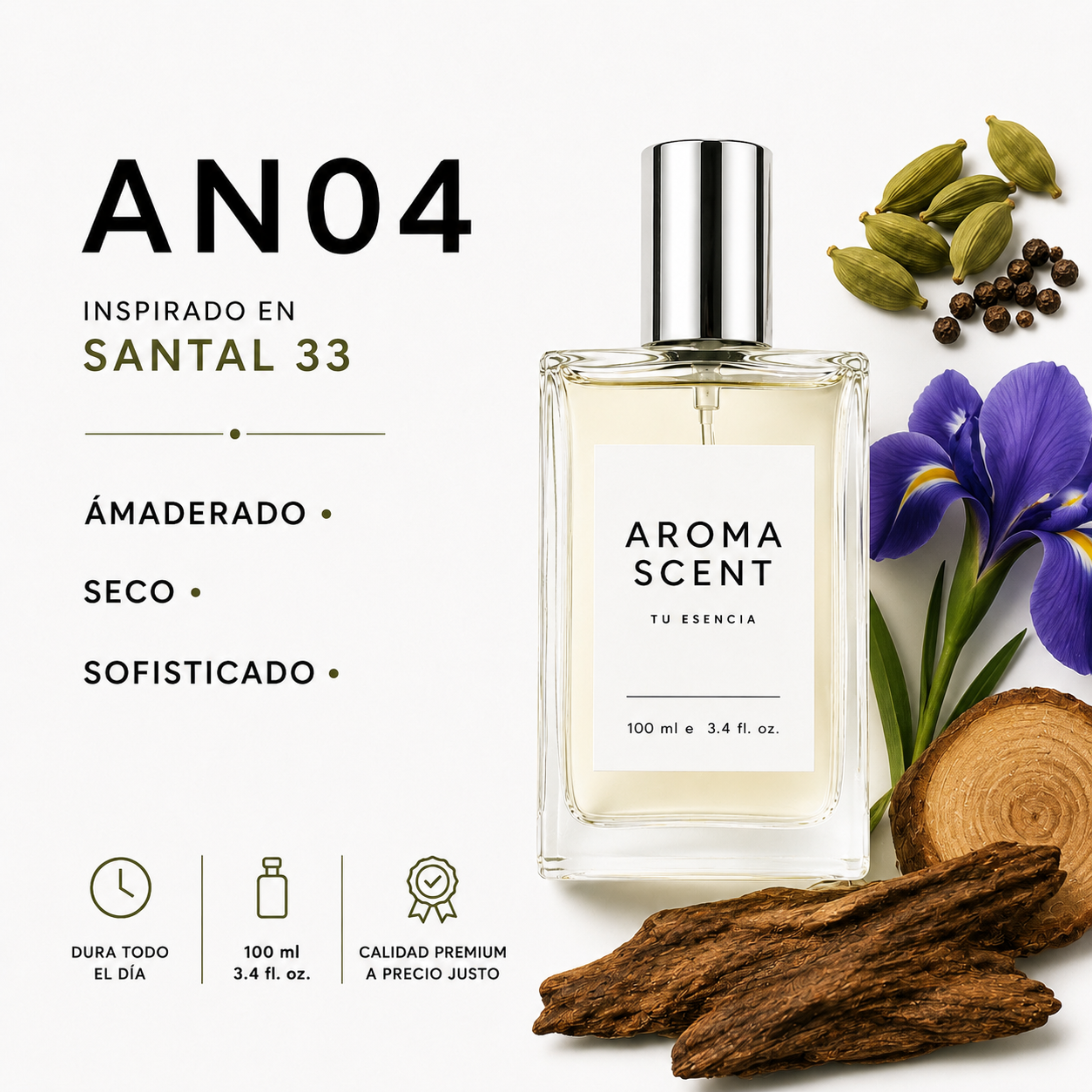 AN04 - INSPIRADO EN SANTAL 33 LE LABO- UNISEX