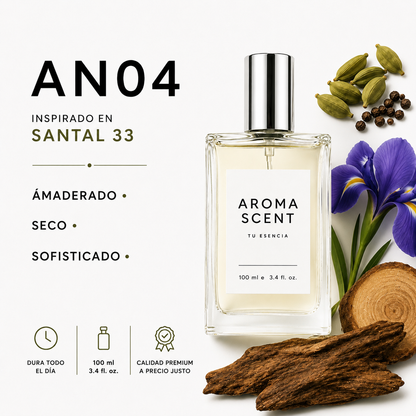 AN04 - INSPIRADO EN SANTAL 33 LE LABO- UNISEX