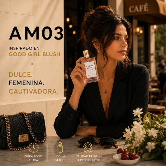 AM03 - INSPIRADO EN  GOOD GIRL BLUSH DE CAROLINA HERRERA- MUJER