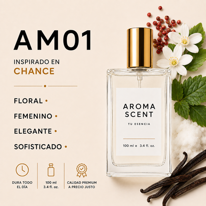 AM01 - INSPIRADO CHANCE CHANEL- MUJER