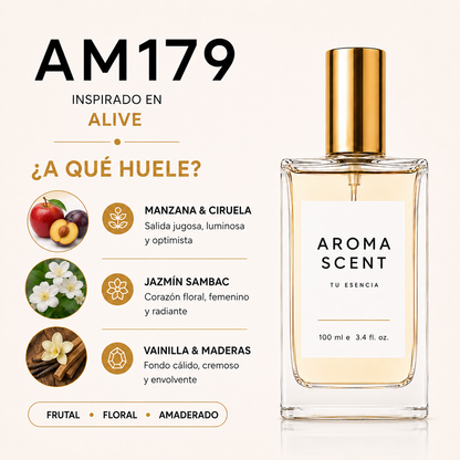 AM179 - INSPIRADO EN ALIVE DE HUGO BOSS - MUJER