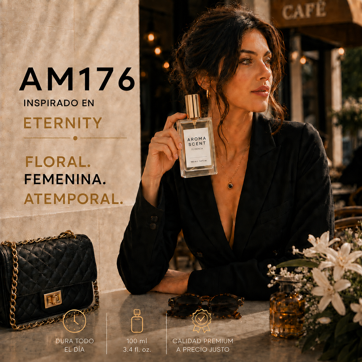 AM176 - INSPIRADO EN ETERNITY DE CALVIN KLEIN - MUJER