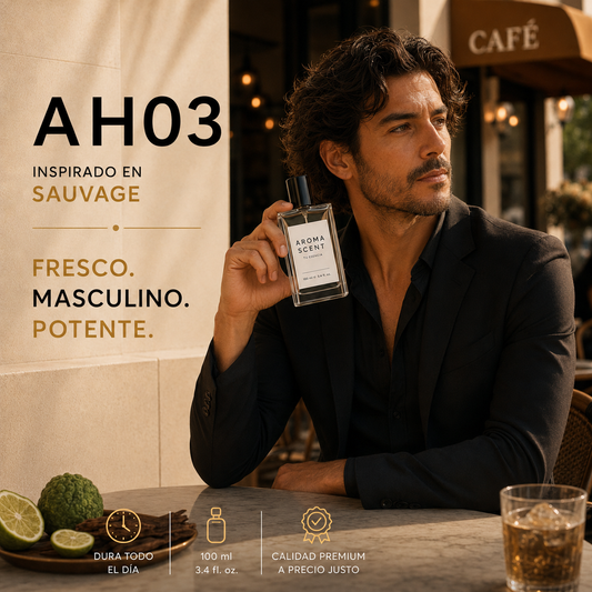 AH03 - INSPIRADO EN SAUVAGE CHRISTIAN DIOR- HOMBRE