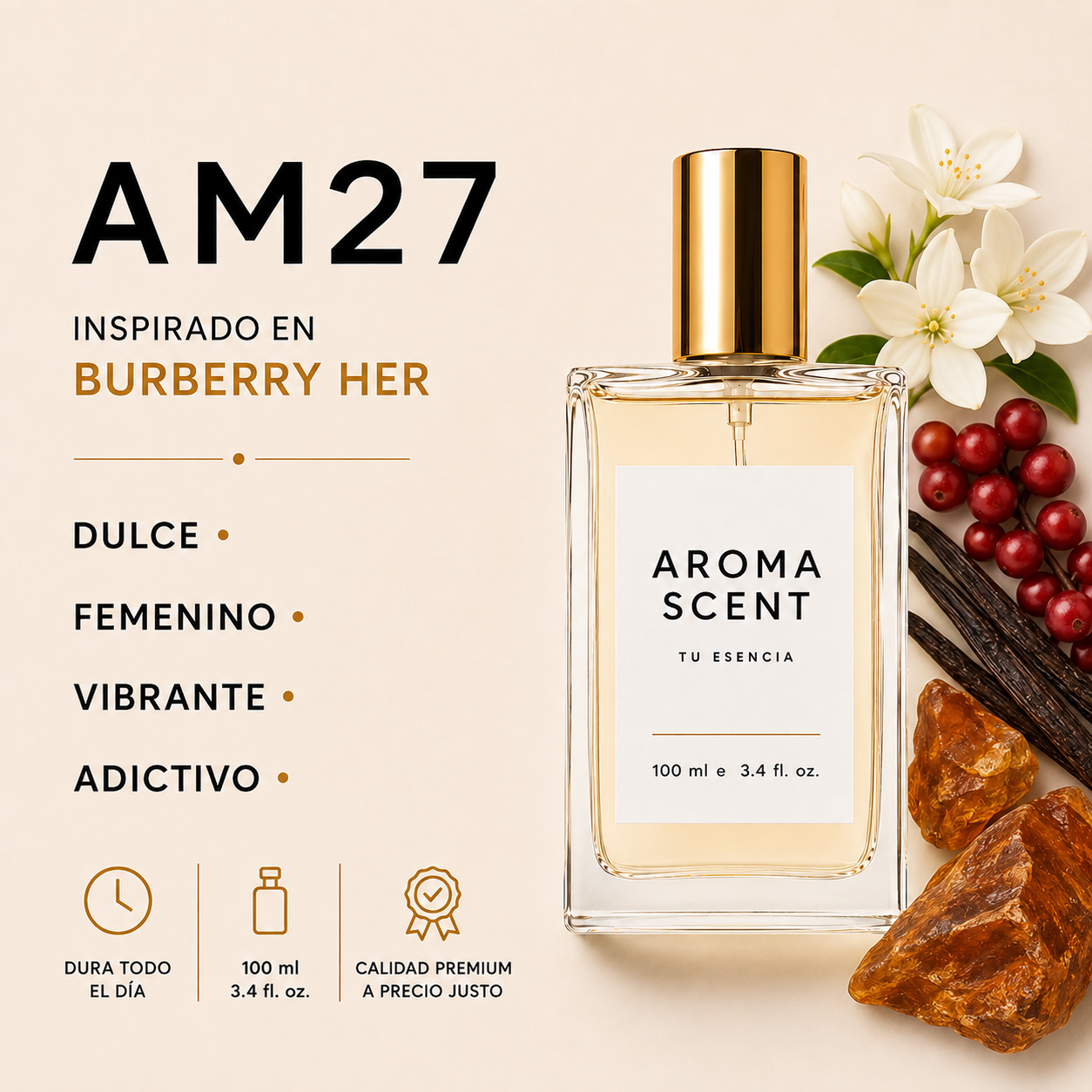 AM27 - INSPIRADO EN BURBERRY HER DE BURBERRY- MUJER