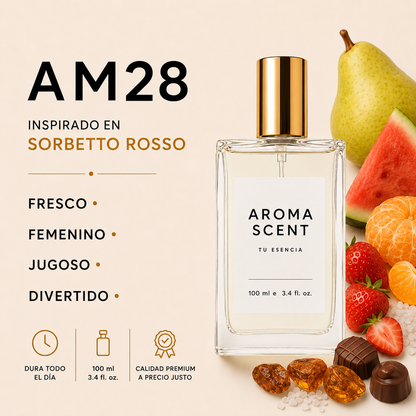 AM28 - INSPIRADO EN SORBETTO ROSSO DE ESCADA- MUJER