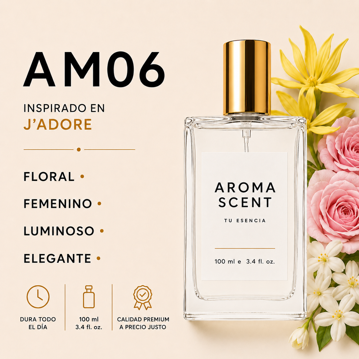AM06 - INSPIRADO EN J´ADORE  CHRISTIAN DIOR- MUJER