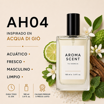 AH04 - INSPIRADO EN ACQUA DI GIO DE ARMANI- HOMBRE