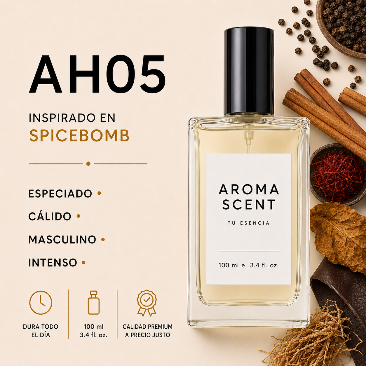AH05 - INSPIRADO EN SPICE BOMB DE VIKTOR & ROLF- HOMBRE
