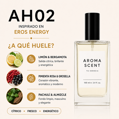 AH02 - INSPIRADO EN EROS ENERGY DE VERSACE - HOMBRE