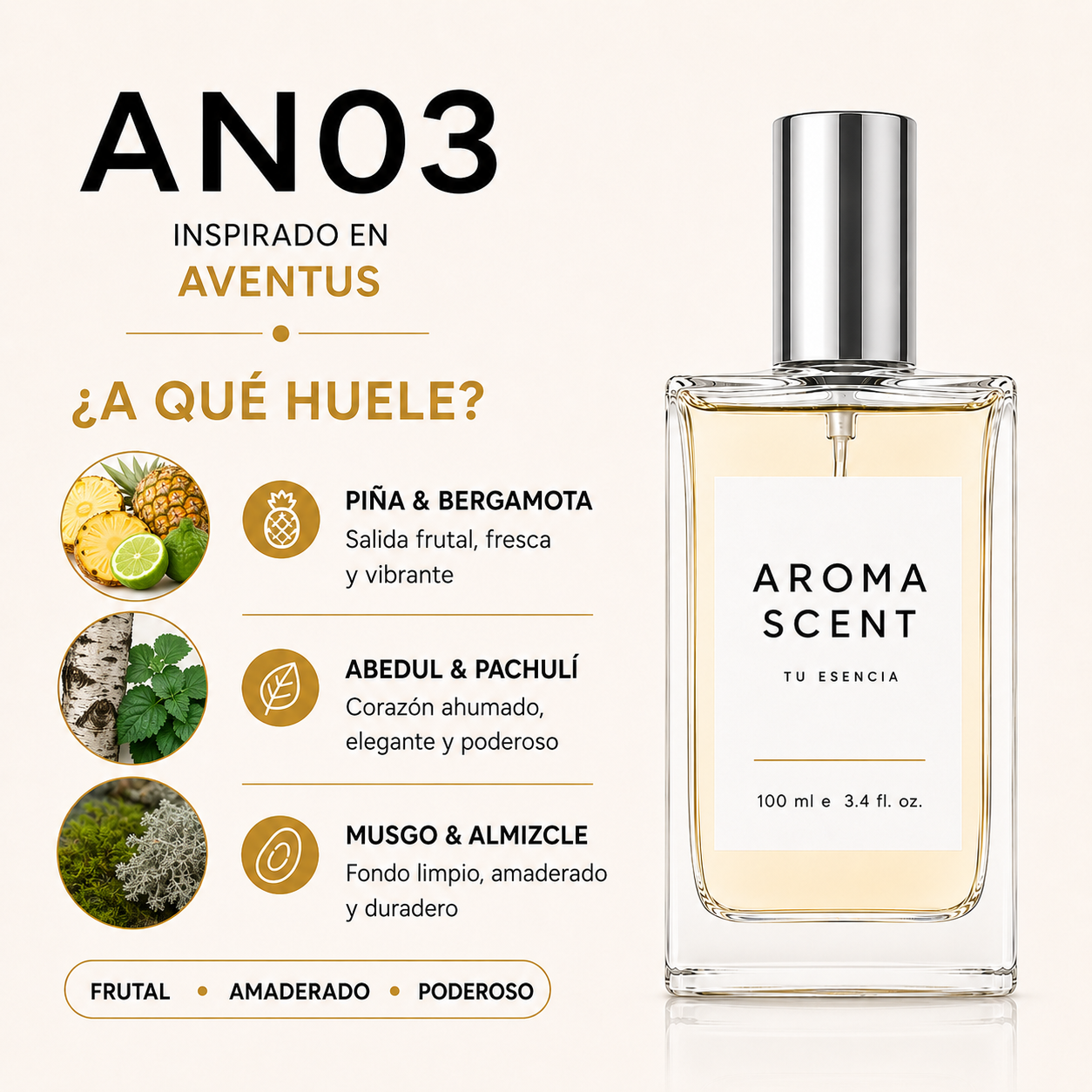 AN03 - INSPIRADO EN AVENTUS DE CREED - HOMBRE
