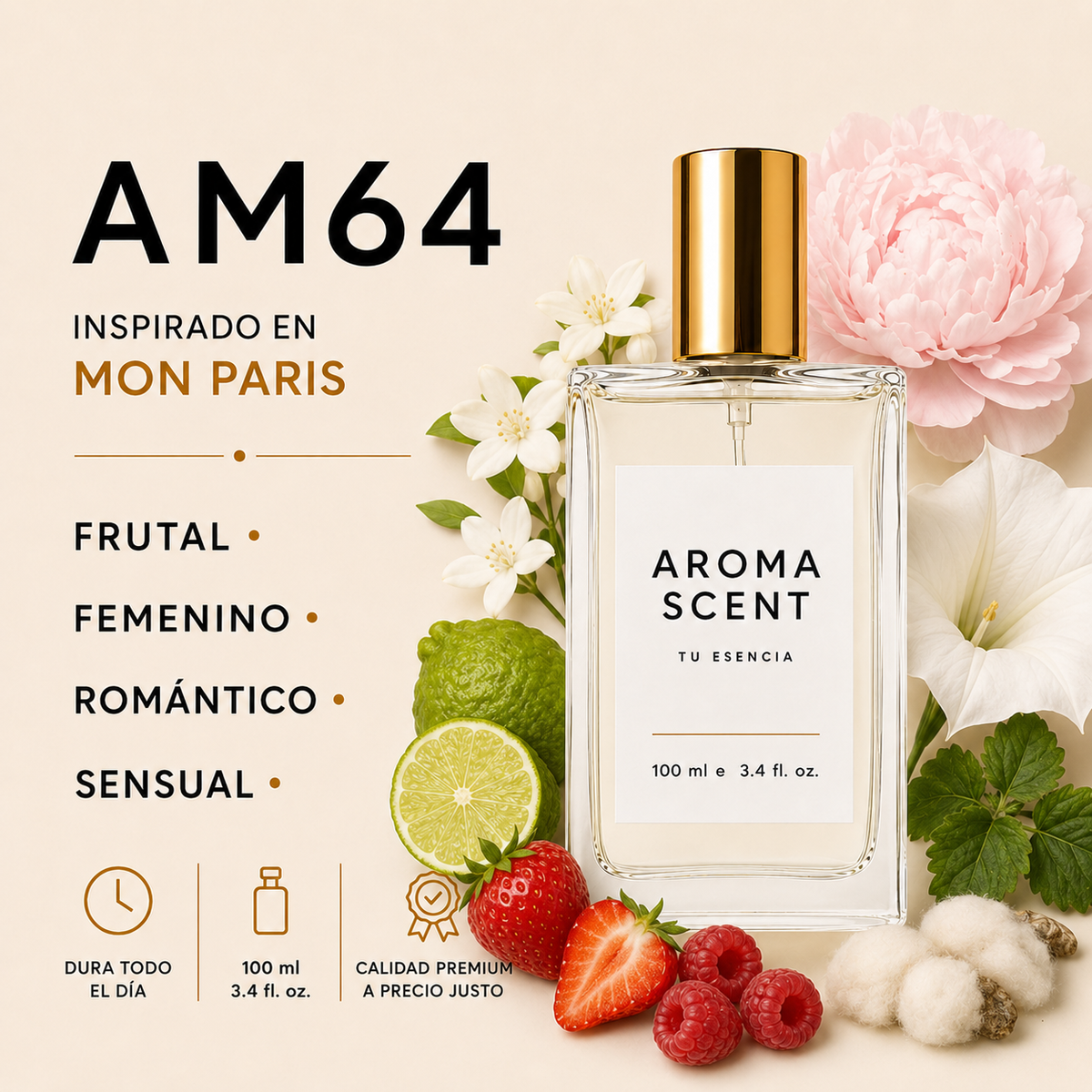 AM64 - INSPIRADO EN MON PARIS YVES SAINT LAURENT YSL- MUJER