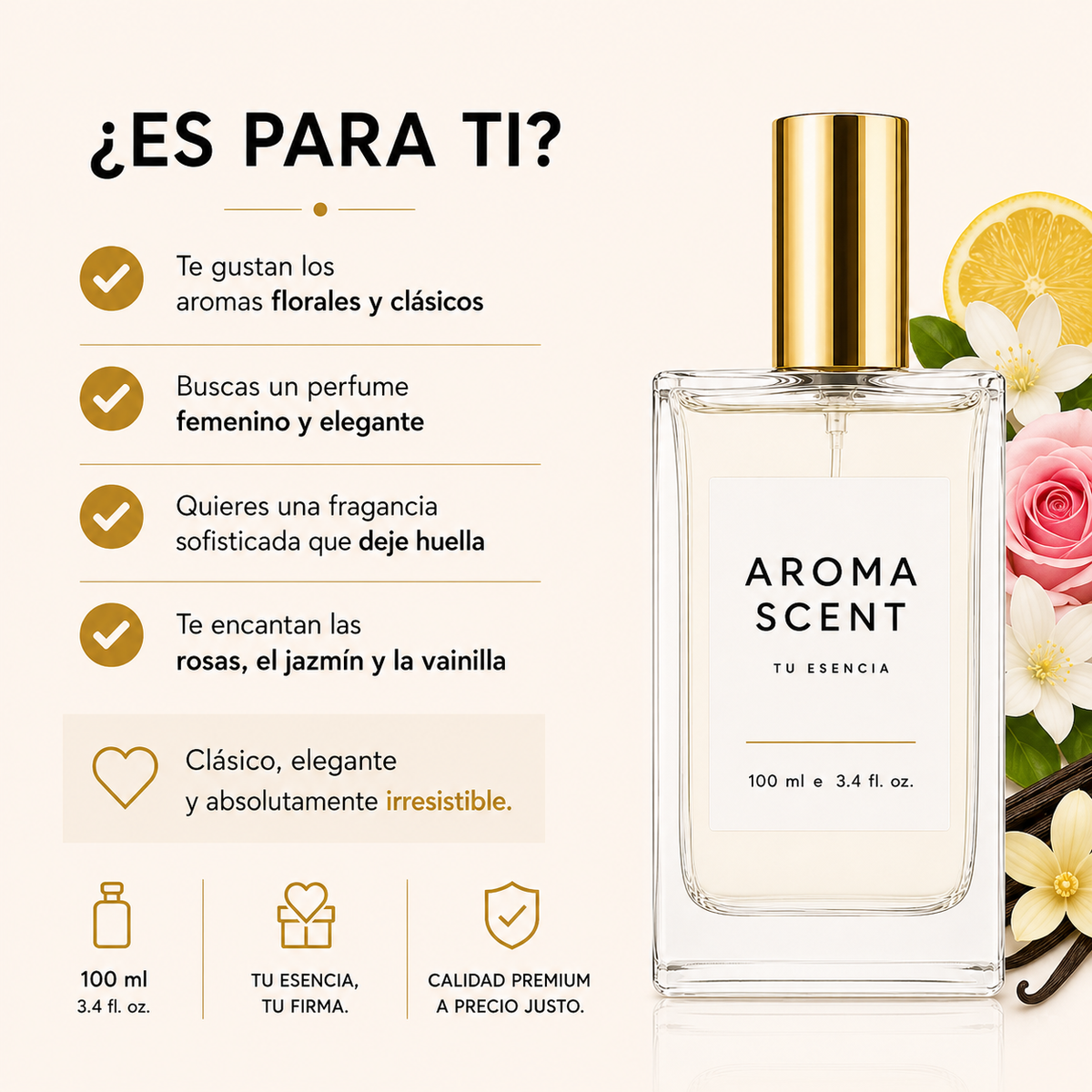 AM05 -INSPIRADO EN CHANEL #5 DE CHANEL- MUJER
